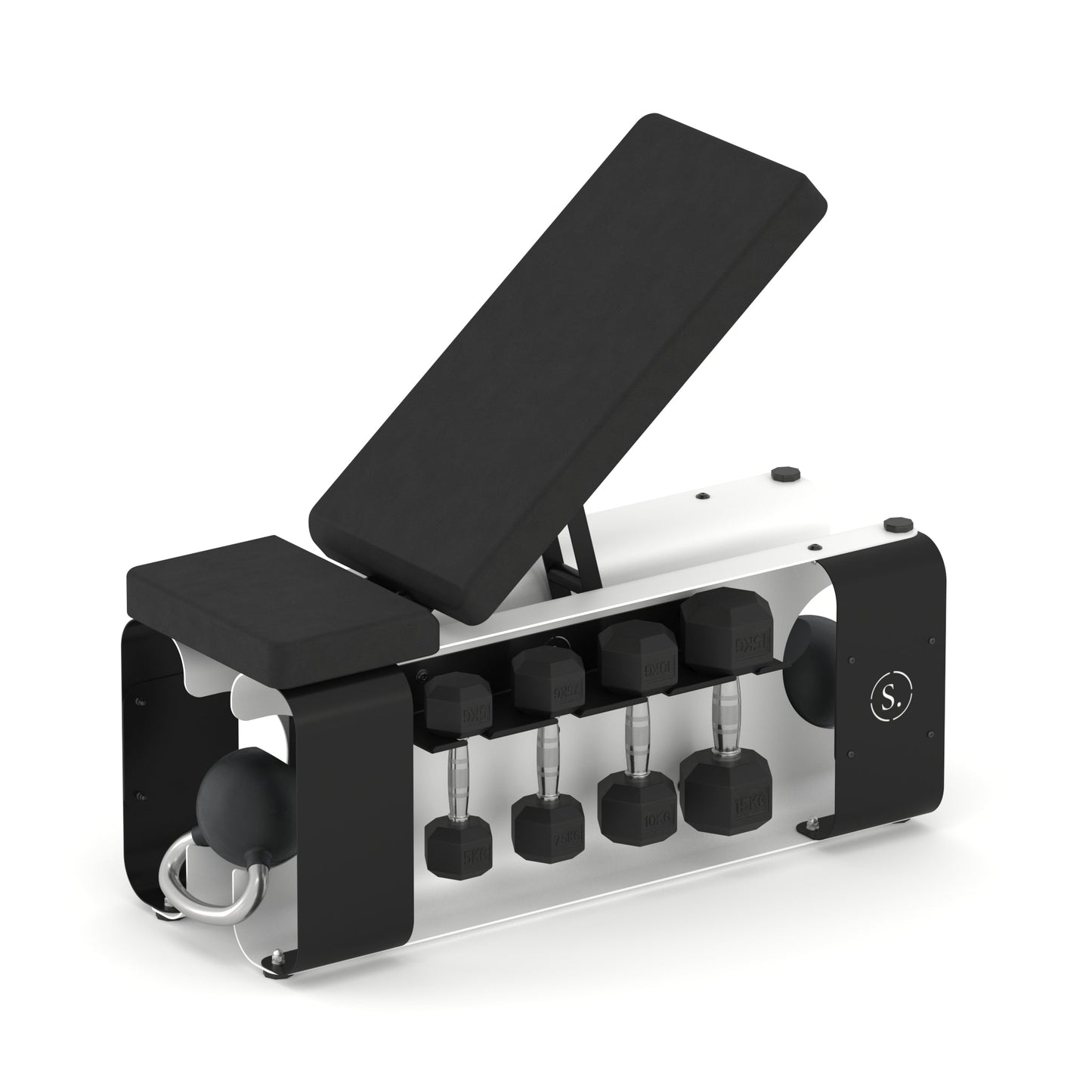 Adjustable Weight Bench with Storage – Multi-Position Strength Training Bench