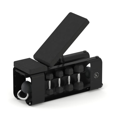 Adjustable Weight Bench with Storage – Multi-Position Strength Training Bench